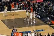 两分到手！加兰反击助飞伦纳德空接上篮被干扰 好在加兰补篮命中