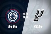 大洛17分3断 小卡11+6 文班仅打10分钟 快船半场领先马刺20分