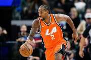 NBA历史仅2人单场砍至少45分5板5助0犯且命中率75%+：伦纳德 大帅