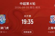 明晚主场对阵申花！海牛获胜后，中超仅津门虎仍未取得赛季首胜