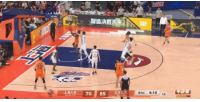 持续压制！周琦追防送钉板大帽 陈盈骏反击造王哲林违体犯规