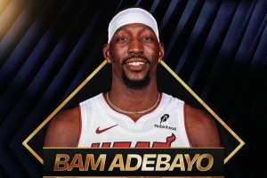 NBA官方:热火球星阿德巴约获得本赛季NBA社会正义冠军奖!