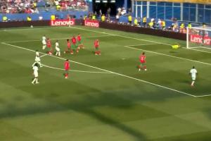 第60分钟，姆巴佩破门，法国1-0领先摩洛哥！